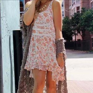 Free People Trapeze Voile & Lace Sz L